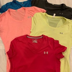 5 under armour tops